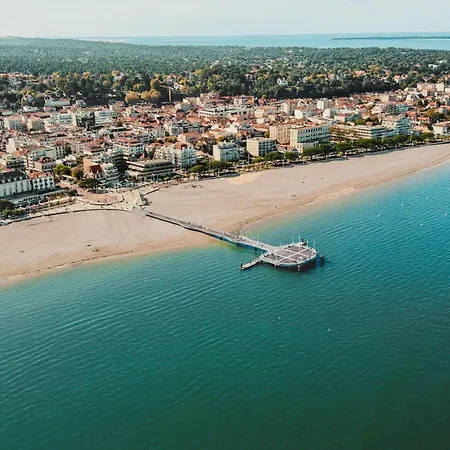 T3 à Arcachon, 3 Min Plage, Terrasse Plein Sud Et Garage Privé - Fr-1-474-257 *